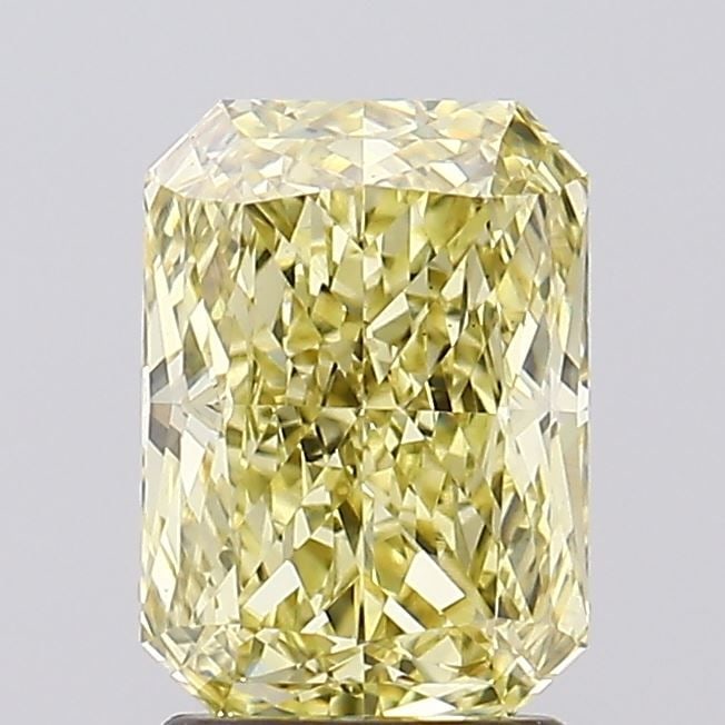 Loose Diamond - RADIANT 2.35ct Fancy Intense Yellow VS1: Loose Diamond - RADIANT 2.35ct Fancy Intense Yellow VS1 Source: This is a real non-mined Diamond that has been grown in a lab Shape: RADIANT Carats: 2.35 Color: Fancy Intense Yellow Certification: IGI