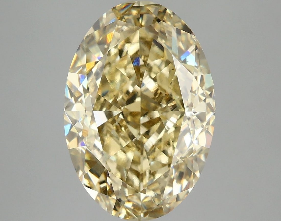 Loose Diamond - OVAL 6.16ct Fancy Intense Yellow VS1: Loose Diamond - OVAL 6.16ct Fancy Intense Yellow VS1 Source: This is a real non-mined Diamond that has been grown in a lab Shape: OVAL Carats: 6.16 Color: Fancy Intense Yellow Certification: IGI Video