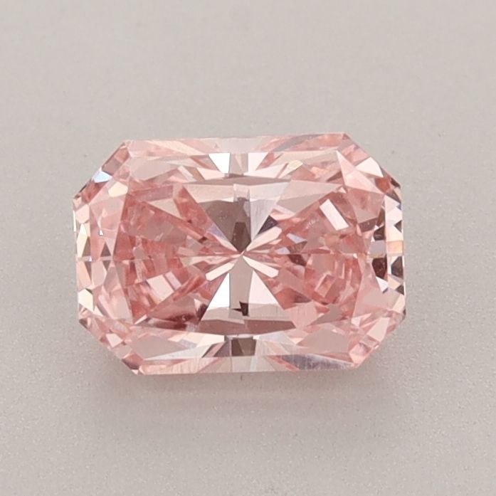 Loose Diamond - RADIANT 1.01ct Fancy Vivid Pink VS1: Loose Diamond - RADIANT 1.01ct Fancy Vivid Pink VS1 Source: This is a real non-mined Diamond that has been grown in a lab Shape: RADIANT Carats: 1.01 Color: Fancy Vivid Pink Certification: IGI Video: