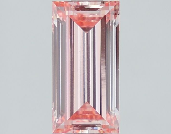 Loose Diamond - BAGUETTE 1.13ct Fancy Intense Pink VS1: Loose Diamond - BAGUETTE 1.13ct Fancy Intense Pink VS1 Source: This is a real non-mined Diamond that has been grown in a lab Shape: BAGUETTE Carats: 1.13 Color: Fancy Intense Pink Certification: IGI V