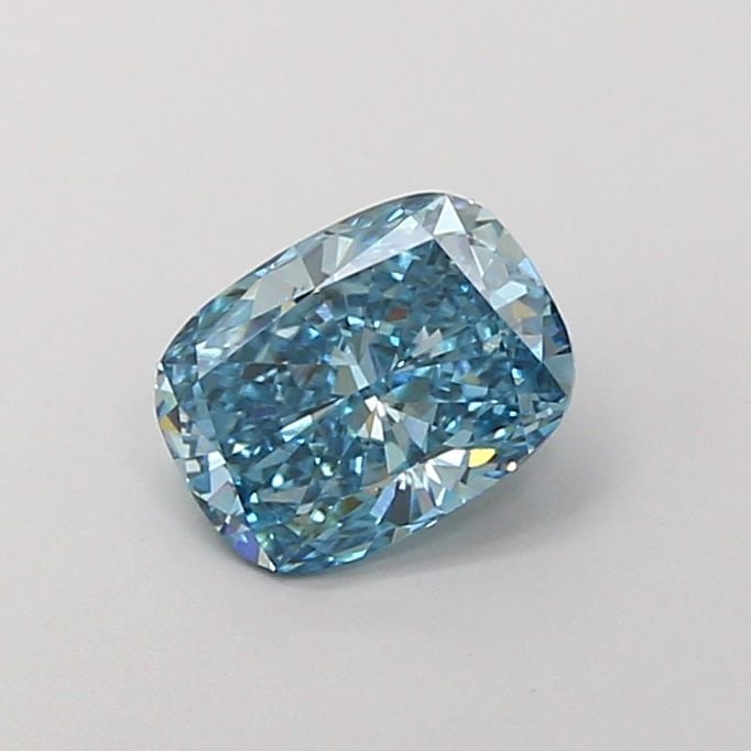 Loose Diamond - CUSHION BRILLIANT 1.08ct Fancy Vivid Blue VVS2 (1 of 1)