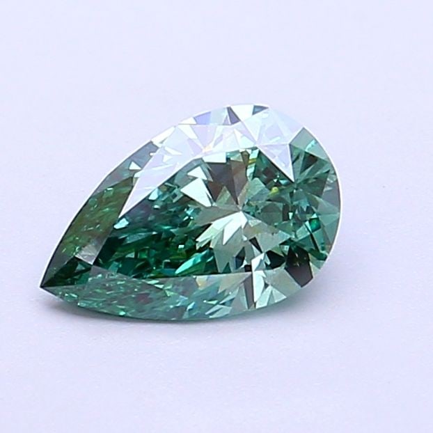 Loose Diamond - PEAR 0.69ct Fancy Vivid Green SI1: Loose Diamond - PEAR 0.69ct Fancy Vivid Green SI1 Source: This is a real non-mined Diamond that has been grown in a lab Shape: PEAR Carats: 0.69 Color: Fancy Vivid Green Certification: IGI Video: