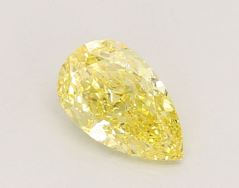 Loose Diamond - PEAR 1.25ct Fancy Intense Yellow VVS2: Loose Diamond - PEAR 1.25ct Fancy Intense Yellow VVS2 Source: This is a real non-mined Diamond that has been grown in a lab Shape: PEAR Carats: 1.25 Color: Fancy Intense Yellow Certification: IGI Vide