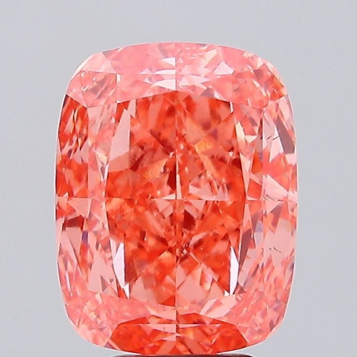 Loose Diamond - CUSHION MODIFIED 6.03ct Fancy Vivid Pink VS2: Loose Diamond - CUSHION MODIFIED 6.03ct Fancy Vivid Pink VS2 Source: This is a real non-mined Diamond that has been grown in a lab Shape: CUSHION MODIFIED Carats: 6.03 Color: Fancy Vivid Pink Certific