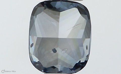 Loose Diamond - CUSHION MODIFIED 0.42ct Fancy Vivid Blue SI2 (1 of 1)