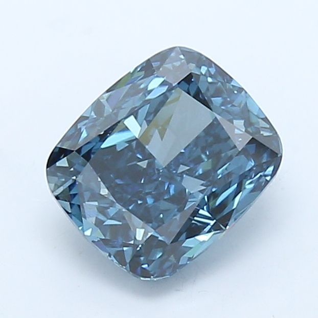 Loose Diamond - CUSHION BRILLIANT 2.15ct Fancy Blue VS1: Loose Diamond - CUSHION BRILLIANT 2.15ct Fancy Blue VS1 Source: This is a real non-mined Diamond that has been grown in a lab Shape: CUSHION BRILLIANT Carats: 2.15 Color: Fancy Blue Certification: NON