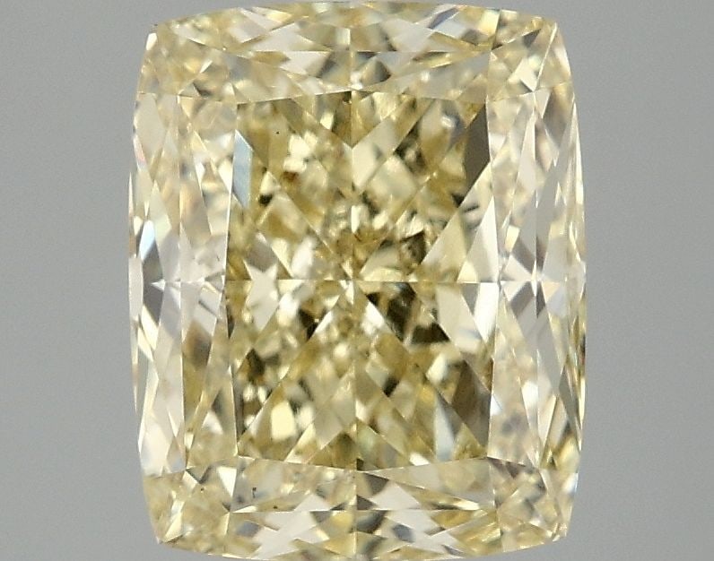 Loose Diamond - CUSHION MODIFIED 3.08ct Fancy Intense Yellow VS1: Loose Diamond - CUSHION MODIFIED 3.08ct Fancy Intense Yellow VS1 Source: This is a real non-mined Diamond that has been grown in a lab Shape: CUSHION MODIFIED Carats: 3.08 Color: Fancy Intense Yellow