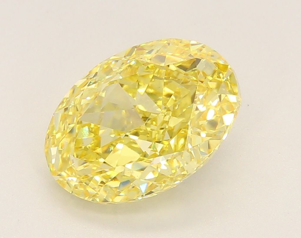 Loose Diamond - OVAL 3.58ct Fancy Intense Yellow VS1: Loose Diamond - OVAL 3.58ct Fancy Intense Yellow VS1 Source: This is a real non-mined Diamond that has been grown in a lab Shape: OVAL Carats: 3.58 Color: Fancy Intense Yellow Certification: IGI Video