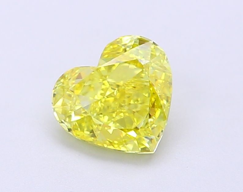 Loose Diamond - HEART 1.19ct Fancy Vivid Yellow VVS2: Loose Diamond - HEART 1.19ct Fancy Vivid Yellow VVS2 Source: This is a real non-mined Diamond that has been grown in a lab Shape: HEART Carats: 1.19 Color: Fancy Vivid Yellow Certification: IGI Video: