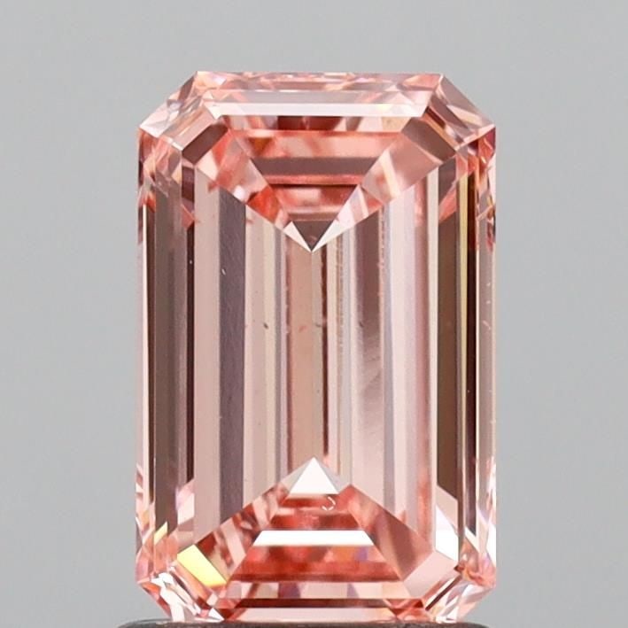 Loose Diamond - EMERALD 1.5ct Fancy Vivid Pink VS2: Loose Diamond - EMERALD 1.5ct Fancy Vivid Pink VS2 Source: This is a real non-mined Diamond that has been grown in a lab Shape: EMERALD Carats: 1.5 Color: Fancy Vivid Pink Certification: NONE Video: