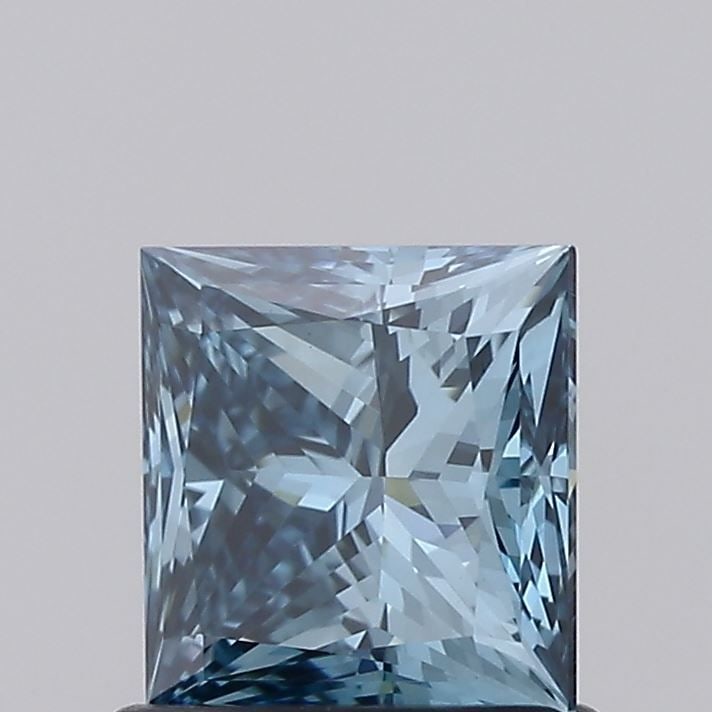 Loose Diamond - PRINCESS 1.0ct Fancy Vivid Greenish Blue VS1: Loose Diamond - PRINCESS 1.0ct Fancy Vivid Greenish Blue VS1 Source: This is a real non-mined Diamond that has been grown in a lab Shape: PRINCESS Carats: 1.0 Color: Fancy Vivid Greenish Blue Certific