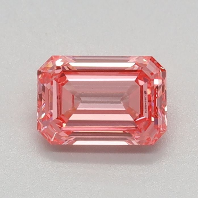 Loose Diamond - EMERALD 0.49ct Fancy Vivid Pink VVS2: Loose Diamond - EMERALD 0.49ct Fancy Vivid Pink VVS2 Source: This is a real non-mined Diamond that has been grown in a lab Shape: EMERALD Carats: 0.49 Color: Fancy Vivid Pink Certification: IGI Video: