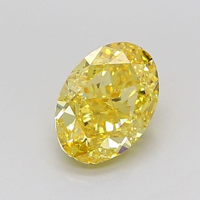 Loose Diamond - OVAL 2.01ct Fancy Intense Yellow VS1: Loose Diamond - OVAL 2.01ct Fancy Intense Yellow VS1 Source: This is a real non-mined Diamond that has been grown in a lab Shape: OVAL Carats: 2.01 Color: Fancy Intense Yellow Certification: IGI Video