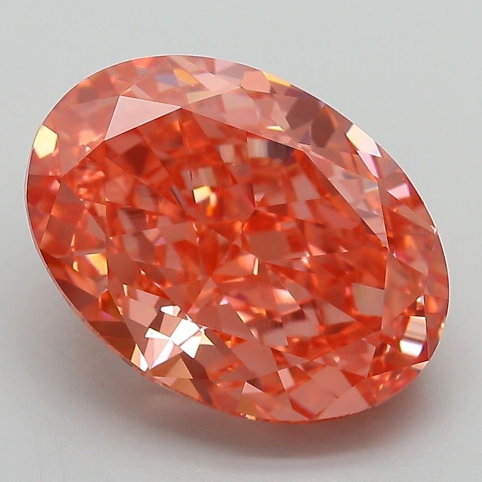 Loose Diamond - OVAL 5.32ct Fancy Vivid Pink VS1: Loose Diamond - OVAL 5.32ct Fancy Vivid Pink VS1 Source: This is a real non-mined Diamond that has been grown in a lab Shape: OVAL Carats: 5.32 Color: Fancy Vivid Pink Certification: IGI Video: