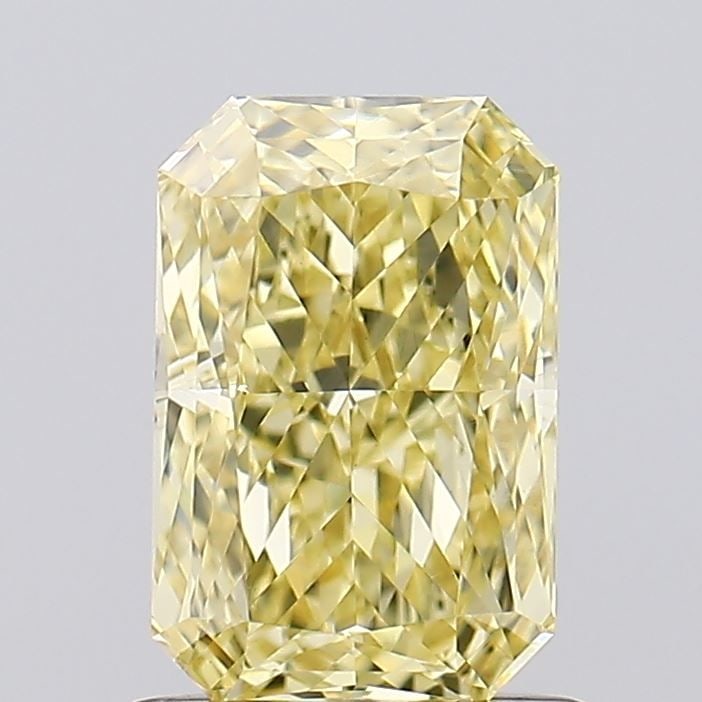 Loose Diamond - RADIANT 1.09ct Fancy Intense Yellow VVS2: Loose Diamond - RADIANT 1.09ct Fancy Intense Yellow VVS2 Source: This is a real non-mined Diamond that has been grown in a lab Shape: RADIANT Carats: 1.09 Color: Fancy Intense Yellow Certification: IG