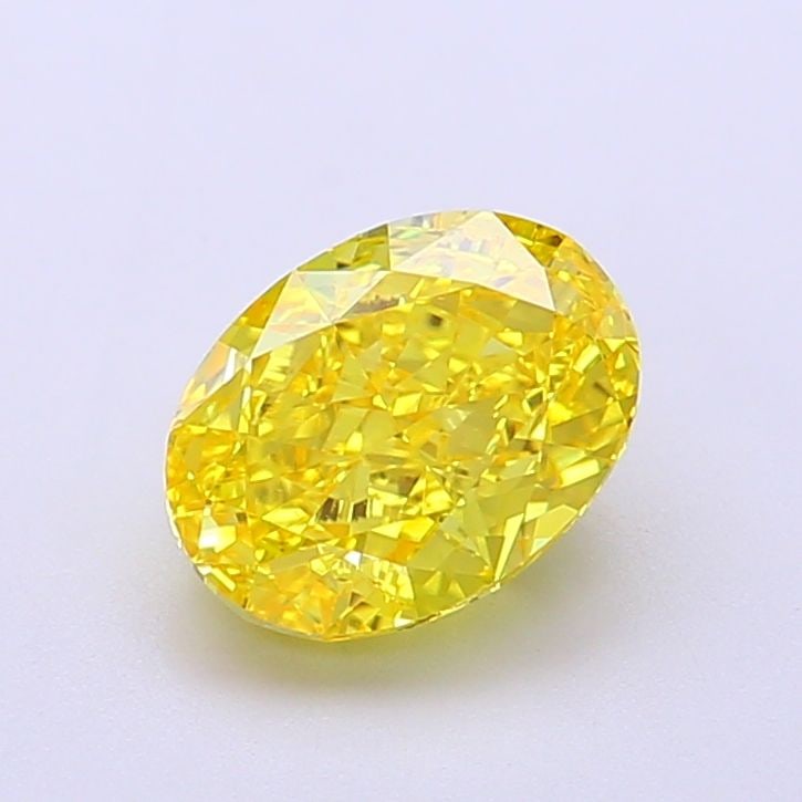 Loose Diamond - OVAL 1.59ct Fancy Vivid Yellow IF: Loose Diamond - OVAL 1.59ct Fancy Vivid Yellow IF Source: This is a real non-mined Diamond that has been grown in a lab Shape: OVAL Carats: 1.59 Color: Fancy Vivid Yellow Certification: IGI Video: