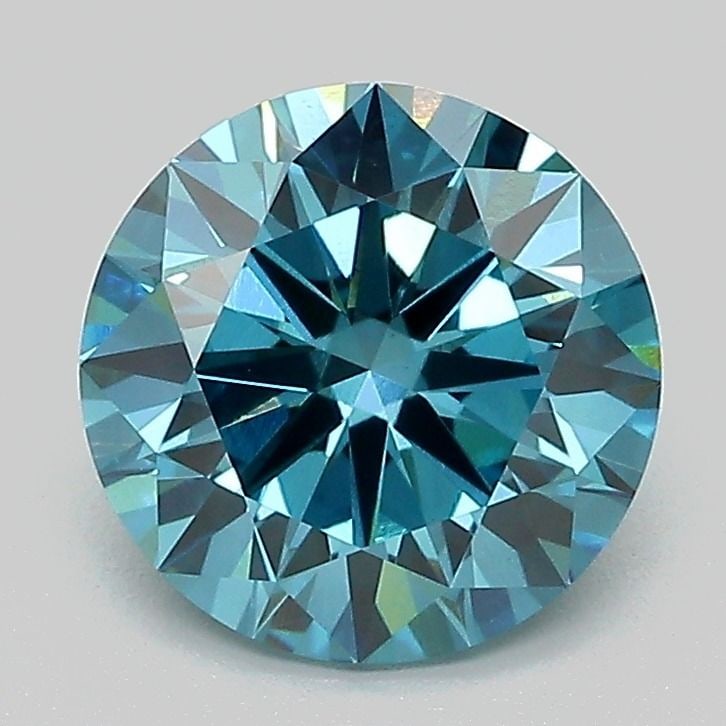 Ideal Loose Diamond - ROUND 2.05ct Fancy Vivid Blue VS1: Ideal Loose Diamond - ROUND 2.05ct Fancy Vivid Blue VS1 Source: This is a real non-mined Diamond that has been grown in a lab Shape: ROUND Carats: 2.05 Color: Fancy Vivid Blue Certification: IGI Video
