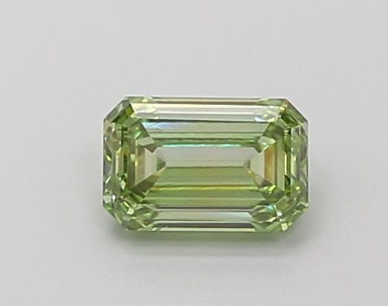 Loose Diamond - EMERALD 0.55ct Fancy Vivid Green VS1: Loose Diamond - EMERALD 0.55ct Fancy Vivid Green VS1 Source: This is a real non-mined Diamond that has been grown in a lab Shape: EMERALD Carats: 0.55 Color: Fancy Vivid Green Certification: IGI Video
