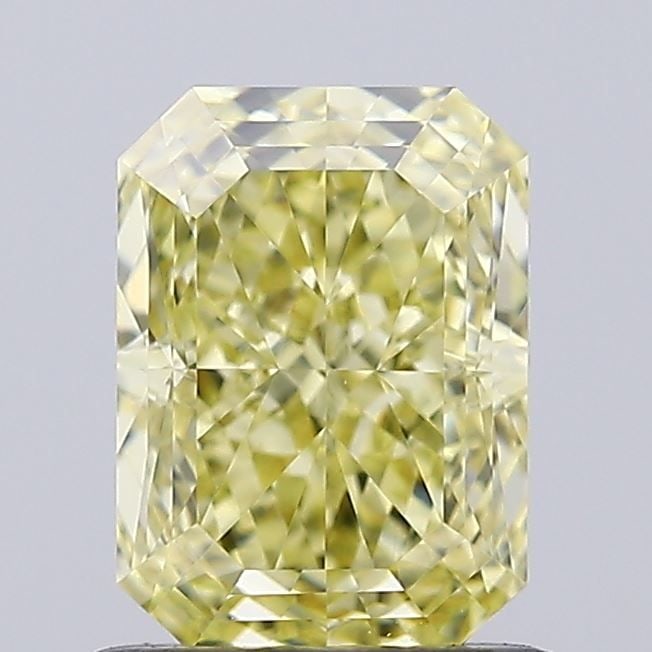 Loose Diamond - RADIANT 1.05ct Fancy Yellow VVS1: Loose Diamond - RADIANT 1.05ct Fancy Yellow VVS1 Source: This is a real non-mined Diamond that has been grown in a lab Shape: RADIANT Carats: 1.05 Color: Fancy Yellow Certification: IGI Video: Video