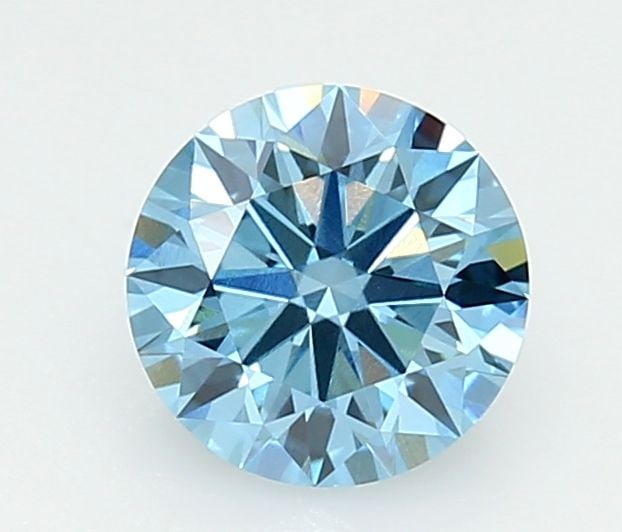 Ideal Loose Diamond - ROUND 1.03ct Fancy Vivid Blue VS1: Ideal Loose Diamond - ROUND 1.03ct Fancy Vivid Blue VS1 Source: This is a real non-mined Diamond that has been grown in a lab Shape: ROUND Carats: 1.03 Color: Fancy Vivid Blue Certification: IGI Video
