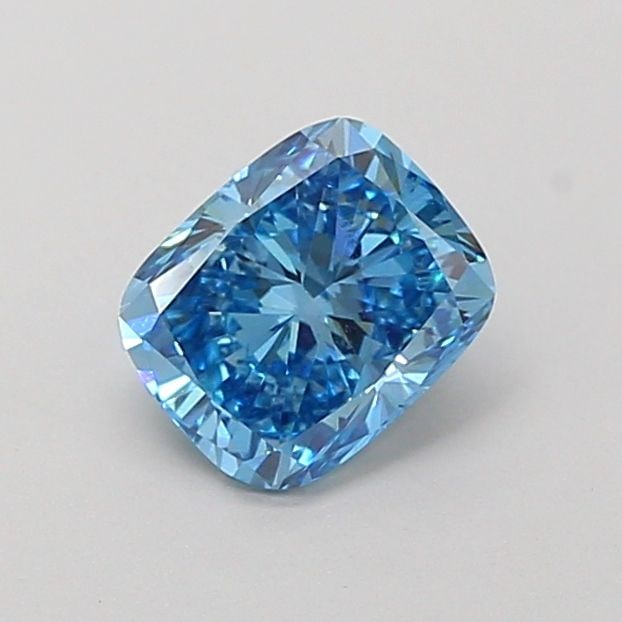 Loose Diamond - CUSHION MODIFIED 0.85ct Fancy Vivid Blue VS2: Loose Diamond - CUSHION MODIFIED 0.85ct Fancy Vivid Blue VS2 Source: This is a real non-mined Diamond that has been grown in a lab Shape: CUSHION MODIFIED Carats: 0.85 Color: Fancy Vivid Blue Certific