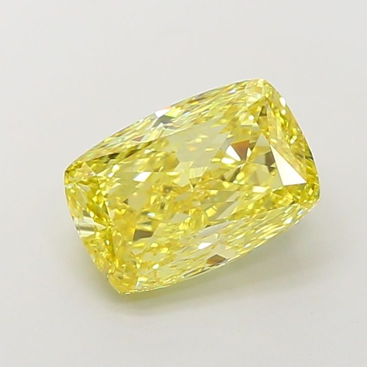 Loose Diamond - CUSHION MODIFIED 5.03ct Fancy Intense Yellow VS2: Loose Diamond - CUSHION MODIFIED 5.03ct Fancy Intense Yellow VS2 Source: This is a real non-mined Diamond that has been grown in a lab Shape: CUSHION MODIFIED Carats: 5.03 Color: Fancy Intense Yellow