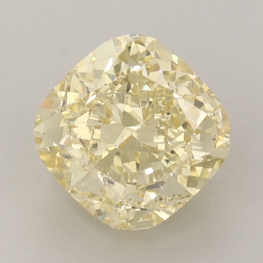 Loose Diamond - CUSHION BRILLIANT 3.06ct Fancy Intense Yellow VS1: Loose Diamond - CUSHION BRILLIANT 3.06ct Fancy Intense Yellow VS1 Source: This is a real non-mined Diamond that has been grown in a lab Shape: CUSHION BRILLIANT Carats: 3.06 Color: Fancy Intense Yello