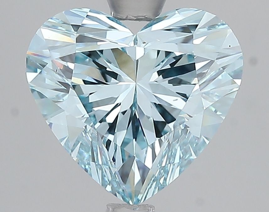 Loose Diamond - HEART 3.05ct Fancy Vivid Blue VVS2: Loose Diamond - HEART 3.05ct Fancy Vivid Blue VVS2 Source: This is a real non-mined Diamond that has been grown in a lab Shape: HEART Carats: 3.05 Color: Fancy Vivid Blue Certification: IGI Video: