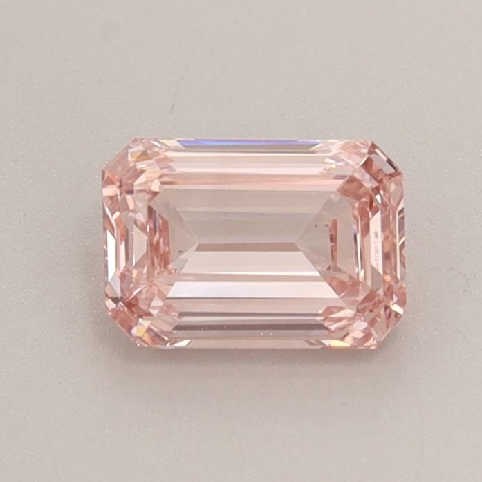 Loose Diamond - EMERALD 0.74ct Fancy Intense Pink VS1: Loose Diamond - EMERALD 0.74ct Fancy Intense Pink VS1 Source: This is a real non-mined Diamond that has been grown in a lab Shape: EMERALD Carats: 0.74 Color: Fancy Intense Pink Certification: IGI Vid