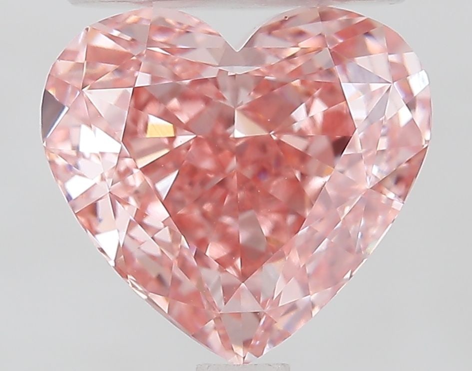 Loose Diamond - HEART 2.53ct Fancy Vivid Pink VVS2: Loose Diamond - HEART 2.53ct Fancy Vivid Pink VVS2 Source: This is a real non-mined Diamond that has been grown in a lab Shape: HEART Carats: 2.53 Color: Fancy Vivid Pink Certification: IGI Video: