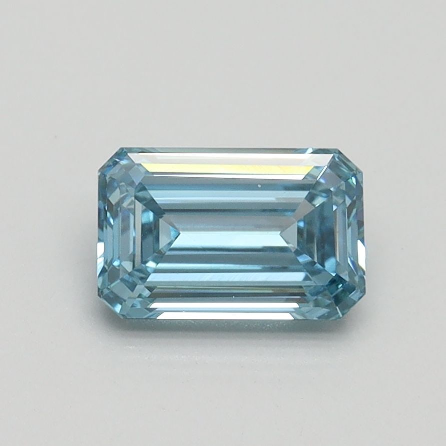 Loose Diamond - EMERALD 1.01ct Fancy Intense Blue SI1: Loose Diamond - EMERALD 1.01ct Fancy Intense Blue SI1 Source: This is a real non-mined Diamond that has been grown in a lab Shape: EMERALD Carats: 1.01 Color: Fancy Intense Blue Certification: IGI Vid