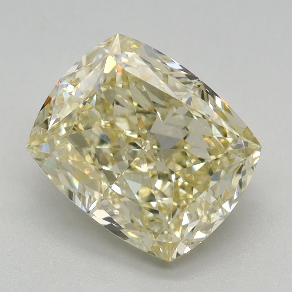 Loose Diamond - CUSHION MODIFIED 1.64ct Fancy Yellow VS1: Loose Diamond - CUSHION MODIFIED 1.64ct Fancy Yellow VS1 Source: This is a real non-mined Diamond that has been grown in a lab Shape: CUSHION MODIFIED Carats: 1.64 Color: Fancy Yellow Certification: I