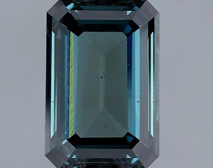 Loose Diamond - EMERALD 1.07ct Fancy Deep Blueish Green VS2 (1 of 1)