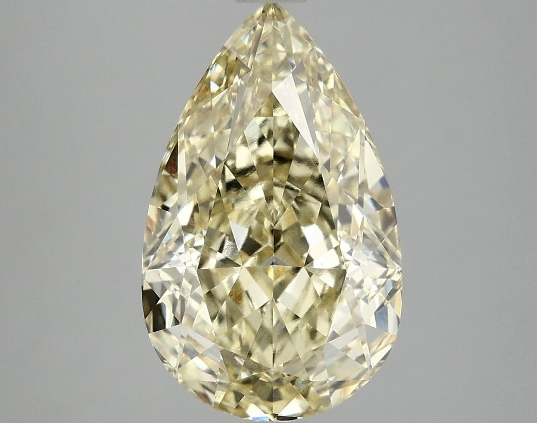 Loose Diamond - PEAR 5.08ct Fancy Vivid Yellow VS1: Loose Diamond - PEAR 5.08ct Fancy Vivid Yellow VS1 Source: This is a real non-mined Diamond that has been grown in a lab Shape: PEAR Carats: 5.08 Color: Fancy Vivid Yellow Certification: IGI Video: