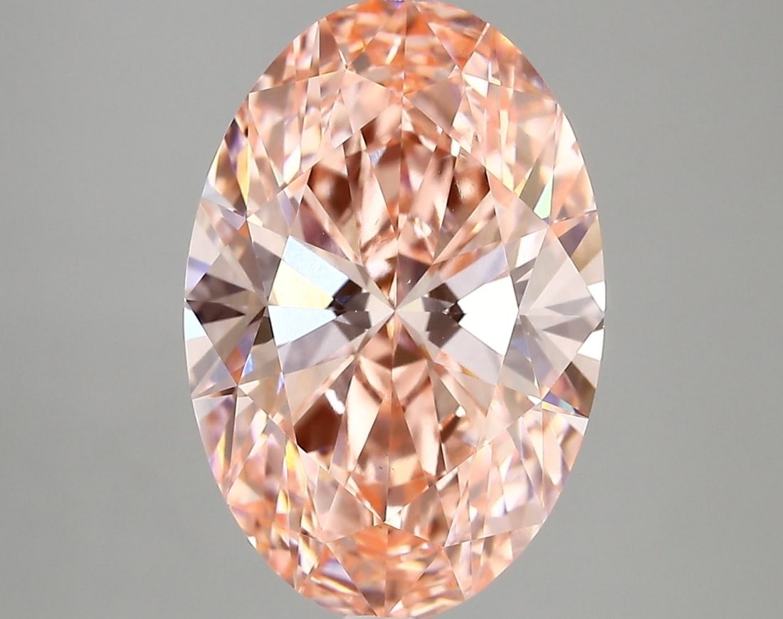 Loose Diamond - OVAL 5.29ct Fancy Vivid Pink VS1: Loose Diamond - OVAL 5.29ct Fancy Vivid Pink VS1 Source: This is a real non-mined Diamond that has been grown in a lab Shape: OVAL Carats: 5.29 Color: Fancy Vivid Pink Certification: IGI Video:
