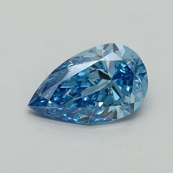 Loose Diamond - PEAR 0.45ct Fancy Blue VS1: Loose Diamond - PEAR 0.45ct Fancy Blue VS1 Source: This is a real non-mined Diamond that has been grown in a lab Shape: PEAR Carats: 0.45 Color: Fancy Blue Certification: NONE Video: