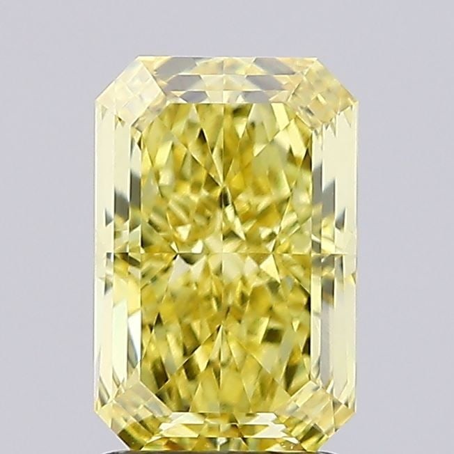Loose Diamond - RADIANT 2.02ct Fancy Intense Yellow VVS2: Loose Diamond - RADIANT 2.02ct Fancy Intense Yellow VVS2 Source: This is a real non-mined Diamond that has been grown in a lab Shape: RADIANT Carats: 2.02 Color: Fancy Intense Yellow Certification: