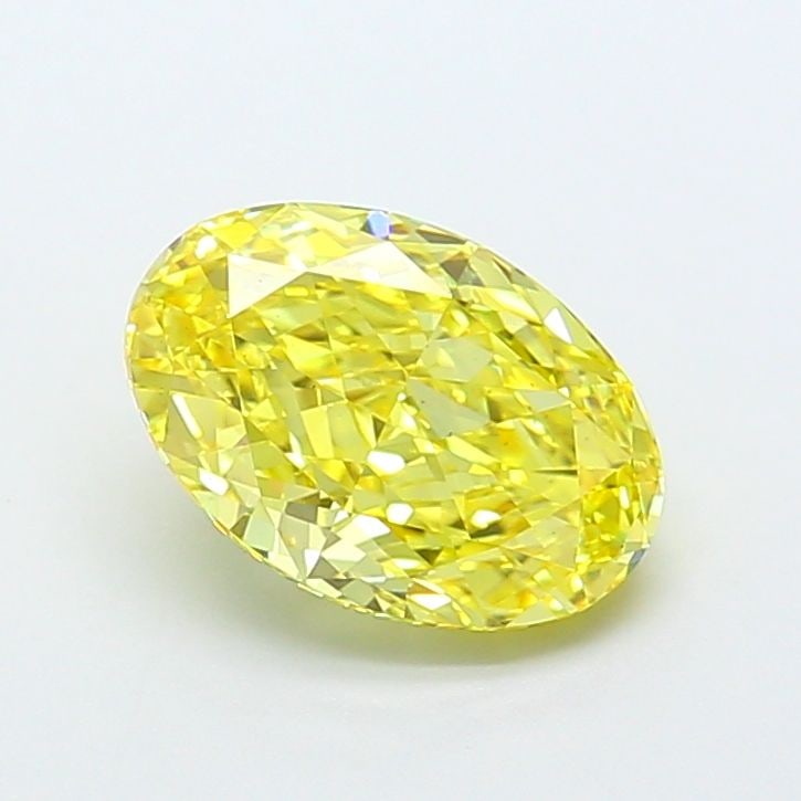 Loose Diamond - OVAL 3.01ct Fancy Vivid Yellow VS1: Loose Diamond - OVAL 3.01ct Fancy Vivid Yellow VS1 Source: This is a real non-mined Diamond that has been grown in a lab Shape: OVAL Carats: 3.01 Color: Fancy Vivid Yellow Certification: IGI Video: