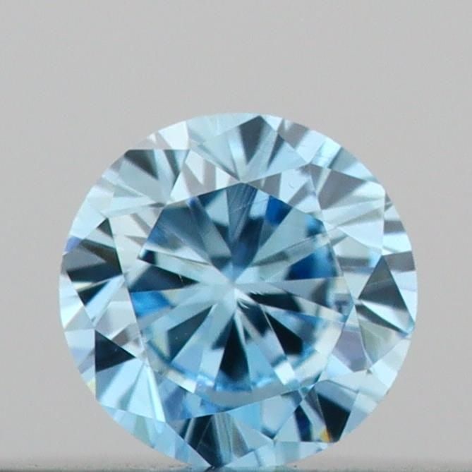 Loose Diamond - ROUND 0.13ct Fancy Vivid Blue VS2: Loose Diamond - ROUND 0.13ct Fancy Vivid Blue VS2 Source: This is a real non-mined Diamond that has been grown in a lab Shape: ROUND Carats: 0.13 Color: Fancy Vivid Blue Certification: IGI Video: