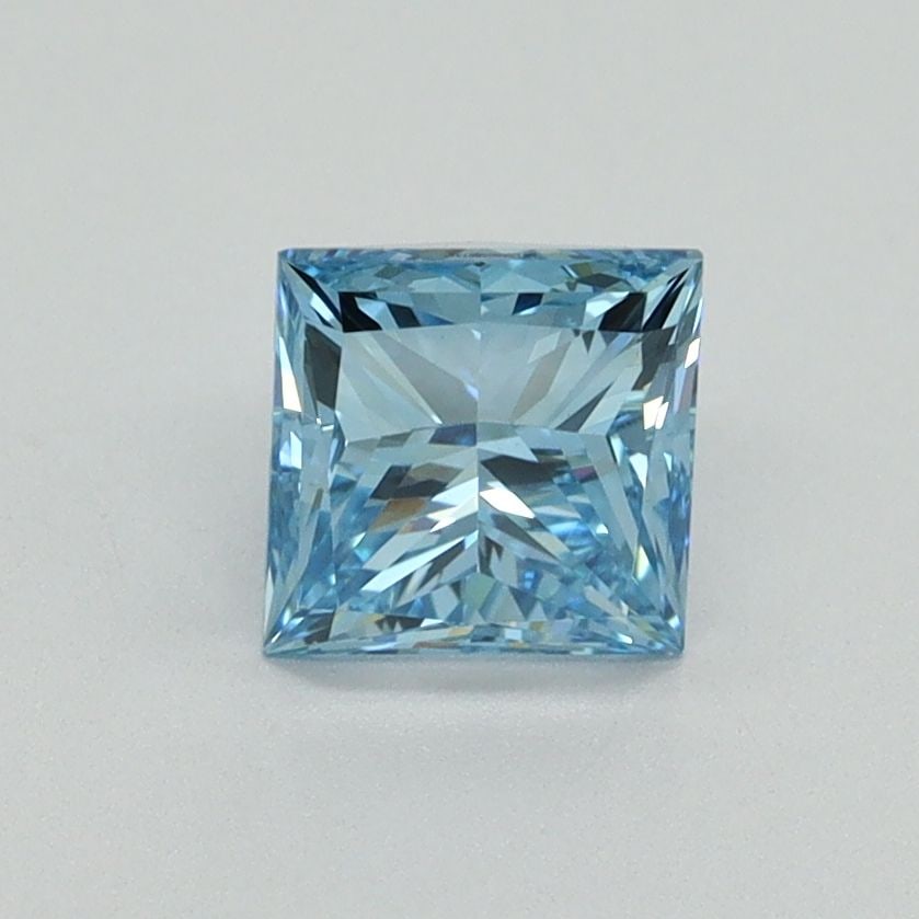 Loose Diamond - PRINCESS 1.01ct Fancy Vivid Blue VVS2: Loose Diamond - PRINCESS 1.01ct Fancy Vivid Blue VVS2 Source: This is a real non-mined Diamond that has been grown in a lab Shape: PRINCESS Carats: 1.01 Color: Fancy Vivid Blue Certification: IGI Vide