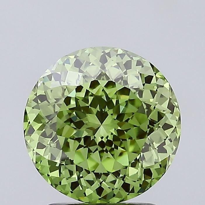 Loose Diamond - ROUND 2.64ct Fancy Vivid Green VVS2 (1 of 1)