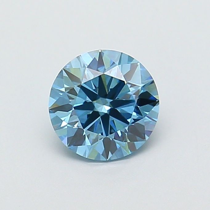 Ideal Loose Diamond - ROUND 1.07ct Fancy Vivid Blue VS1: Ideal Loose Diamond - ROUND 1.07ct Fancy Vivid Blue VS1 Source: This is a real non-mined Diamond that has been grown in a lab Shape: ROUND Carats: 1.07 Color: Fancy Vivid Blue Certification: IGI Video