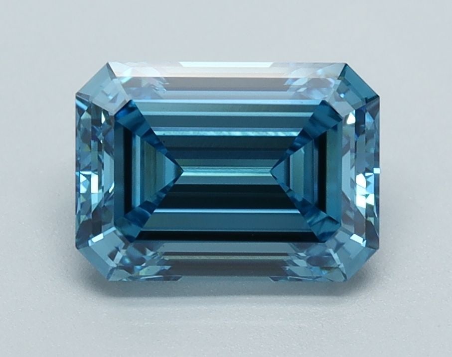Loose Diamond - EMERALD 1.52ct Fancy Vivid Blue VS1: Loose Diamond - EMERALD 1.52ct Fancy Vivid Blue VS1 Source: This is a real non-mined Diamond that has been grown in a lab Shape: EMERALD Carats: 1.52 Color: Fancy Vivid Blue Certification: IGI Video: