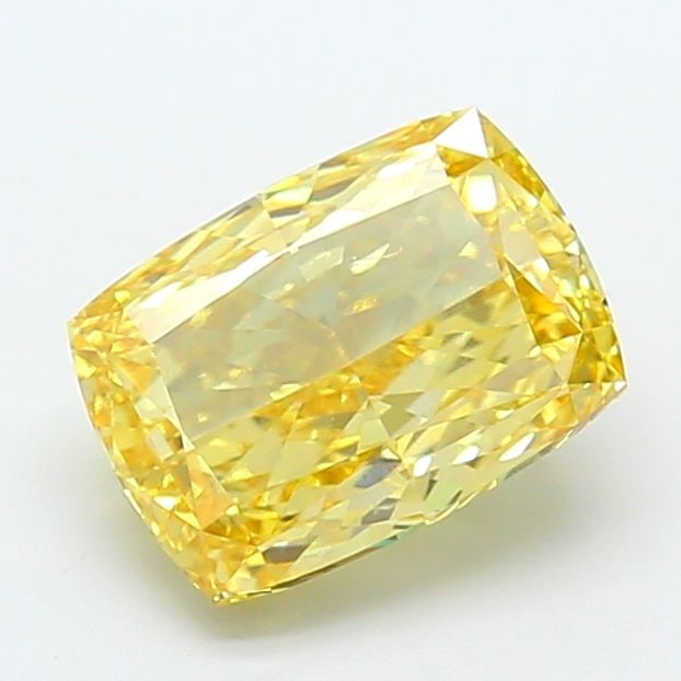 Loose Diamond - CUSHION MODIFIED 3.55ct Fancy Intense Yellow VVS2: Loose Diamond - CUSHION MODIFIED 3.55ct Fancy Intense Yellow VVS2 Source: This is a real non-mined Diamond that has been grown in a lab Shape: CUSHION MODIFIED Carats: 3.55 Color: Fancy Intense Yellow