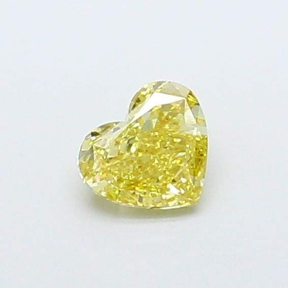 Loose Diamond - HEART 0.7ct Fancy Yellow VVS2: Loose Diamond - HEART 0.7ct Fancy Yellow VVS2 Source: This is a real non-mined Diamond that has been grown in a lab Shape: HEART Carats: 0.7 Color: Fancy Yellow Certification: IGI Video: