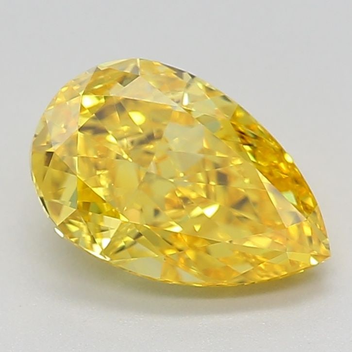 Loose Diamond - PEAR 1.04ct Fancy Vivid Yellow VVS1: Loose Diamond - PEAR 1.04ct Fancy Vivid Yellow VVS1 Source: This is a real non-mined Diamond that has been grown in a lab Shape: PEAR Carats: 1.04 Color: Fancy Vivid Yellow Certification: IGI Video: