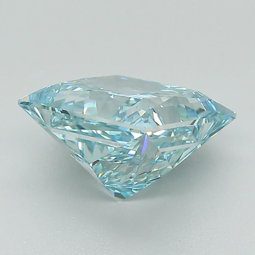 Loose Diamond - PRINCESS 3.13ct Fancy Intense Greenish Blue VVS2: Loose Diamond - PRINCESS 3.13ct Fancy Intense Greenish Blue VVS2 Source: This is a real non-mined Diamond that has been grown in a lab Shape: PRINCESS Carats: 3.13 Color: Fancy Intense Greenish Blue C
