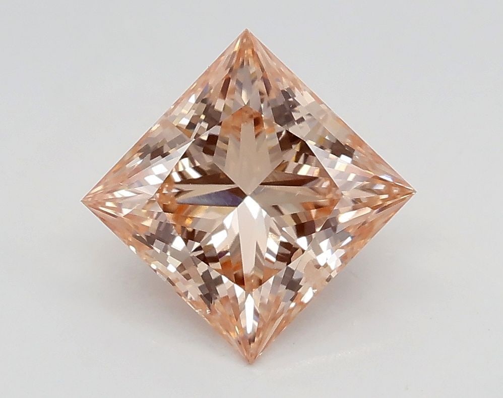 Loose Diamond - PRINCESS 1.5ct Fancy Intense Brownish Pink SI1: Loose Diamond - PRINCESS 1.5ct Fancy Intense Brownish Pink SI1 Source: This is a real non-mined Diamond that has been grown in a lab Shape: PRINCESS Carats: 1.5 Color: Fancy Intense Brownish Pink Cert