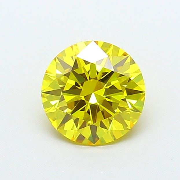 Ideal Loose Diamond - ROUND 1.04ct Fancy Vivid Yellow VVS2 (1 of 1)