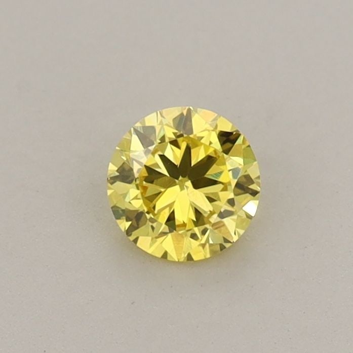 Loose Diamond - ROUND 0.3ct Fancy Vivid Yellow VVS2: Loose Diamond - ROUND 0.3ct Fancy Vivid Yellow VVS2 Source: This is a real non-mined Diamond that has been grown in a lab Shape: ROUND Carats: 0.3 Color: Fancy Vivid Yellow Certification: IGI Video: